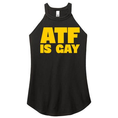 Atf Is Gay Human Rights Equality Pride Women’s Perfect Tri Rocker Tank