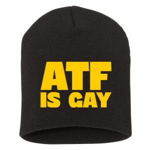 Atf Is Gay Human Rights Equality Pride Short Acrylic Beanie