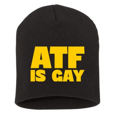 Atf Is Gay Human Rights Equality Pride Short Acrylic Beanie