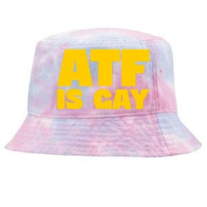 Atf Is Gay Human Rights Equality Pride Tie-Dyed Bucket Hat