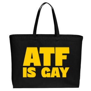 Atf Is Gay Human Rights Equality Pride Cotton Canvas Jumbo Tote