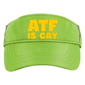 Atf Is Gay Human Rights Equality Pride Pocket Print Adult Drive Performance Visor