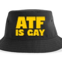 Atf Is Gay Human Rights Equality Pride Pocket Print Sustainable Bucket Hat