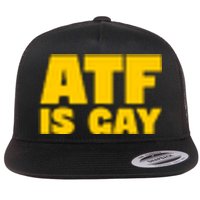 Atf Is Gay Human Rights Equality Pride Pocket Print Flat Bill Trucker Hat