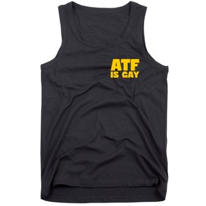 Atf Is Gay Human Rights Equality Pride Pocket Print Tank Top