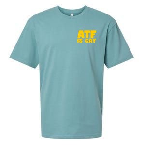 Atf Is Gay Human Rights Equality Pride Pocket Print Sueded Cloud Jersey T-Shirt