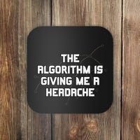 Algorithm Is Giving Me A Headache Futuristic Data Network Coaster