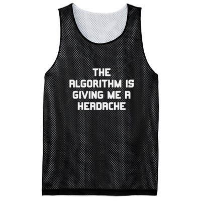 Algorithm Is Giving Me A Headache Futuristic Data Network Mesh Reversible Basketball Jersey Tank