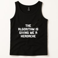 Algorithm Is Giving Me A Headache Futuristic Data Network Tank Top