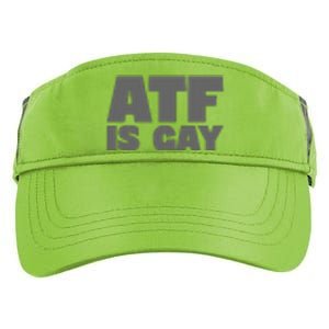 Atf Is Gay Human Rights Equality Pride Greystyle Pocket Print Adult Drive Performance Visor