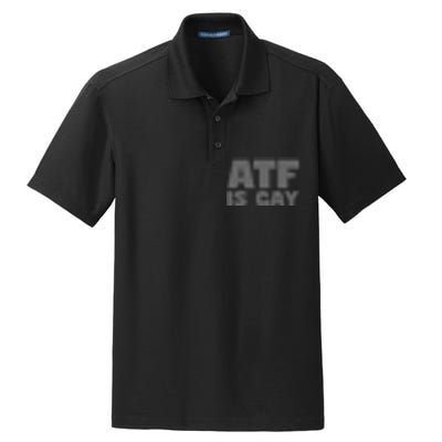 Atf Is Gay Human Rights Equality Pride Greystyle Pocket Print Dry Zone Grid Polo