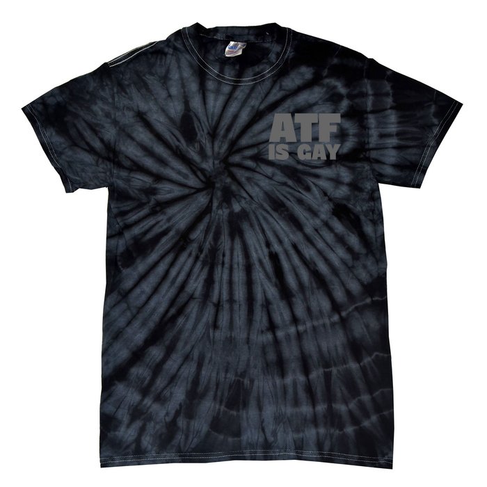 Atf Is Gay Human Rights Equality Pride Greystyle Pocket Print Tie-Dye T-Shirt