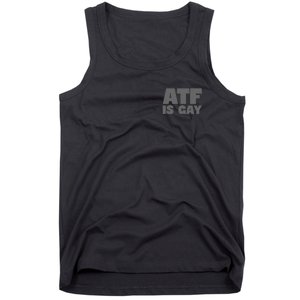 Atf Is Gay Human Rights Equality Pride Greystyle Pocket Print Tank Top