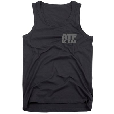 Atf Is Gay Human Rights Equality Pride Greystyle Pocket Print Tank Top