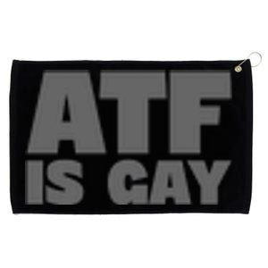 Atf Is Gay Human Rights Equality Pride Greystyle Pocket Print Grommeted Golf Towel