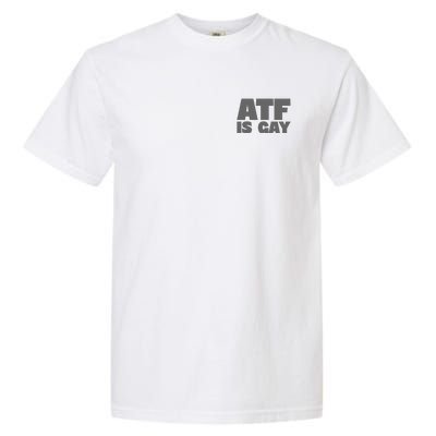 Atf Is Gay Human Rights Equality Pride Greystyle Pocket Print Garment-Dyed Heavyweight T-Shirt