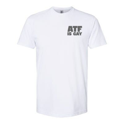 Atf Is Gay Human Rights Equality Pride Greystyle Pocket Print Softstyle CVC T-Shirt