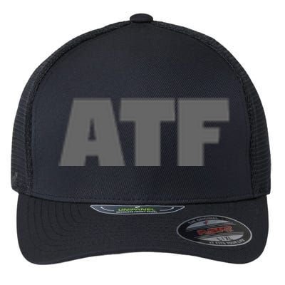 Atf Is Gay Human Rights Equality Pride Greystyle Front And Back Flexfit Unipanel Trucker Cap