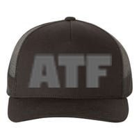 Atf Is Gay Human Rights Equality Pride Greystyle Front And Back Yupoong Adult 5-Panel Trucker Hat