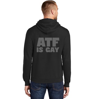 Atf Is Gay Human Rights Equality Pride Greystyle Front And Back Hoodie