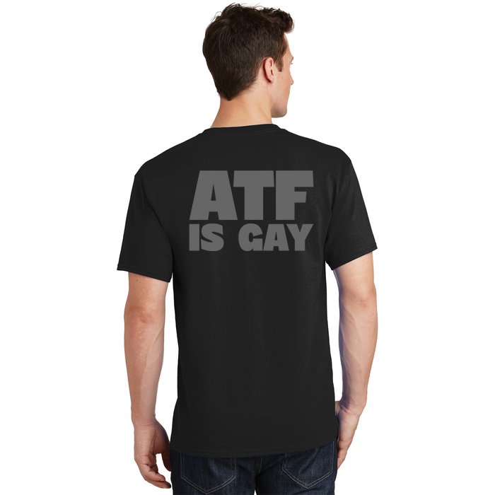 Atf Is Gay Human Rights Equality Pride Greystyle Front And Back T-Shirt