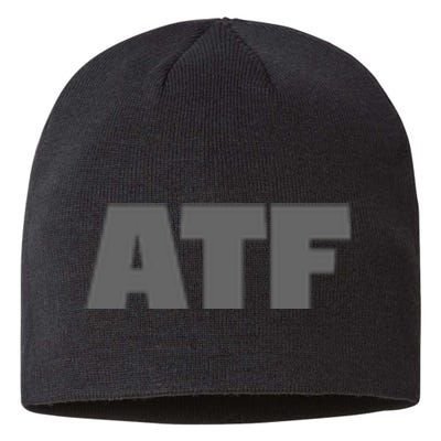 Atf Is Gay Human Rights Equality Pride Greystyle Front And Back Sustainable Beanie