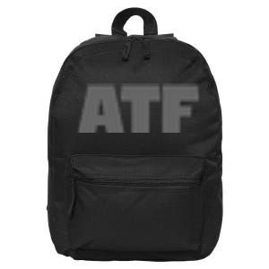 Atf Is Gay Human Rights Equality Pride Greystyle Front And Back 16 in Basic Backpack