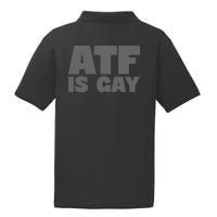 Atf Is Gay Human Rights Equality Pride Greystyle Front And Back PosiCharge RacerMesh Polo