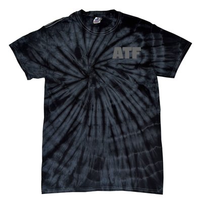 Atf Is Gay Human Rights Equality Pride Greystyle Front And Back Tie-Dye T-Shirt