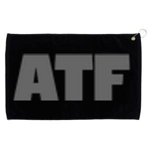 Atf Is Gay Human Rights Equality Pride Greystyle Front And Back Grommeted Golf Towel