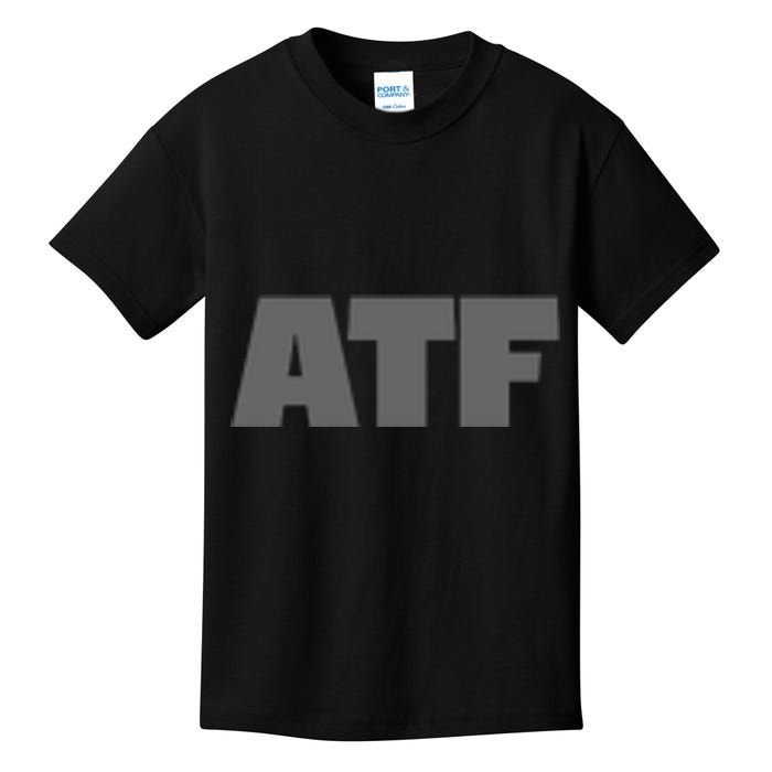 Atf Is Gay Human Rights Equality Pride Greystyle Front And Back Kids T-Shirt