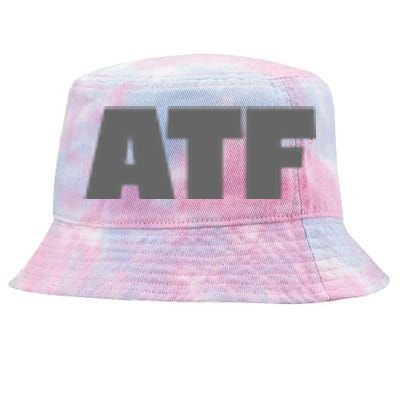 Atf Is Gay Human Rights Equality Pride Greystyle Front And Back Tie-Dyed Bucket Hat