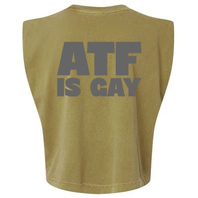 Atf Is Gay Human Rights Equality Pride Greystyle Front And Back Garment-Dyed Women's Muscle Tee