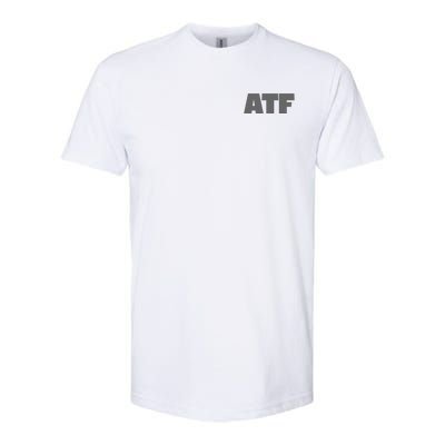 Atf Is Gay Human Rights Equality Pride Greystyle Front And Back Softstyle CVC T-Shirt