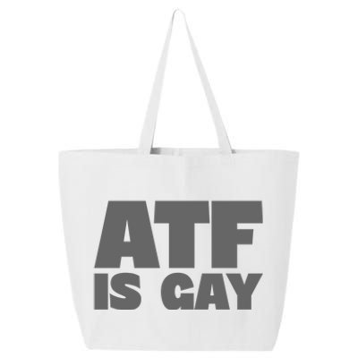 Atf Is Gay Human Rights Equality Pride Greystyle Front And Back 25L Jumbo Tote