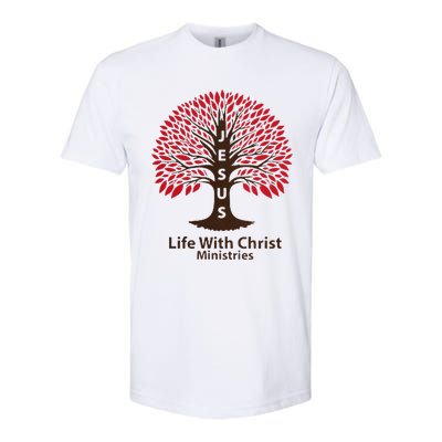 All In Glitch Design Jesus Life With Christ Ministries Softstyle CVC T-Shirt