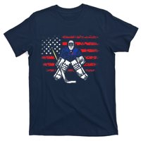 American Ice Hockey Athlete Winter Sport Goalkeeper T-Shirt