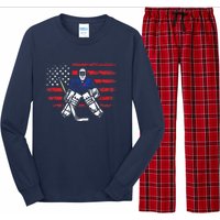 American Ice Hockey Athlete Winter Sport Goalkeeper Long Sleeve Pajama Set