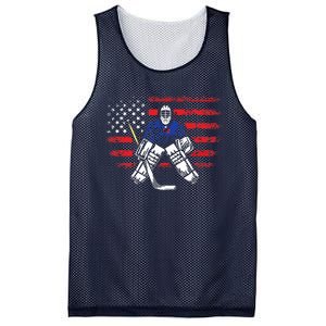 American Ice Hockey Athlete Winter Sport Goalkeeper Mesh Reversible Basketball Jersey Tank