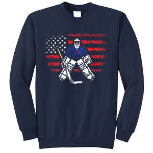 American Ice Hockey Athlete Winter Sport Goalkeeper Tall Sweatshirt