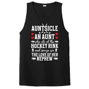 Auntsicle Ice Hockey Aunt Of A Hockey Player Auntie Gift PosiCharge Competitor Tank