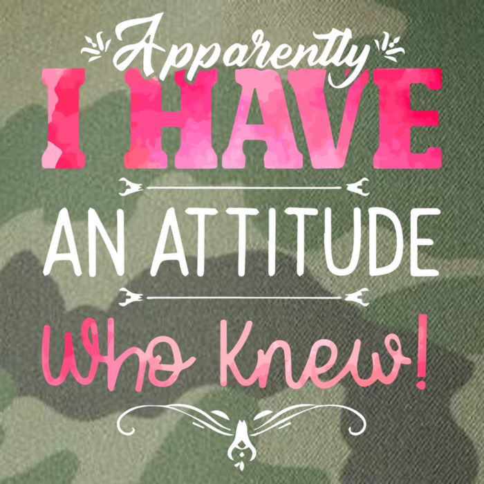 Apparently I Have An Attitude Who Knew Funny Sarcastic Gift Legacy Tie Dye Trucker Hat