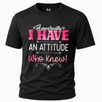 Apparently I Have An Attitude Who Knew Funny Sarcastic Gift Performance Shirt