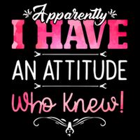 Apparently I Have An Attitude Who Knew Funny Sarcastic Gift Bucket Hat