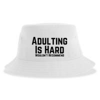 Adulting Is Hard WouldnT Recommend Sustainable Bucket Hat
