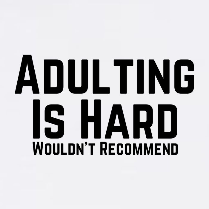 Adulting Is Hard WouldnT Recommend Cropped Pullover Crew