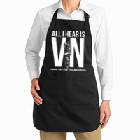 All I Hear Is Vin Scully Microphone Rest In Peace RIP Thank For The Memories Baseball Apron