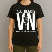 All I Hear Is Vin Scully Microphone Rest In Peace RIP Thank For The Memories Baseball T-Shirt