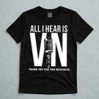All I Hear Is Vin Scully Microphone Rest In Peace RIP Thank For The Memories Baseball T-Shirt
