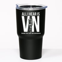 All I Hear Is Vin Scully Microphone Rest In Peace RIP Thank For The Memories Baseball Tumbler